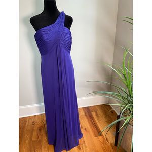 STUNNING ROMANESQUE INDIGO BALL GOWN - 10